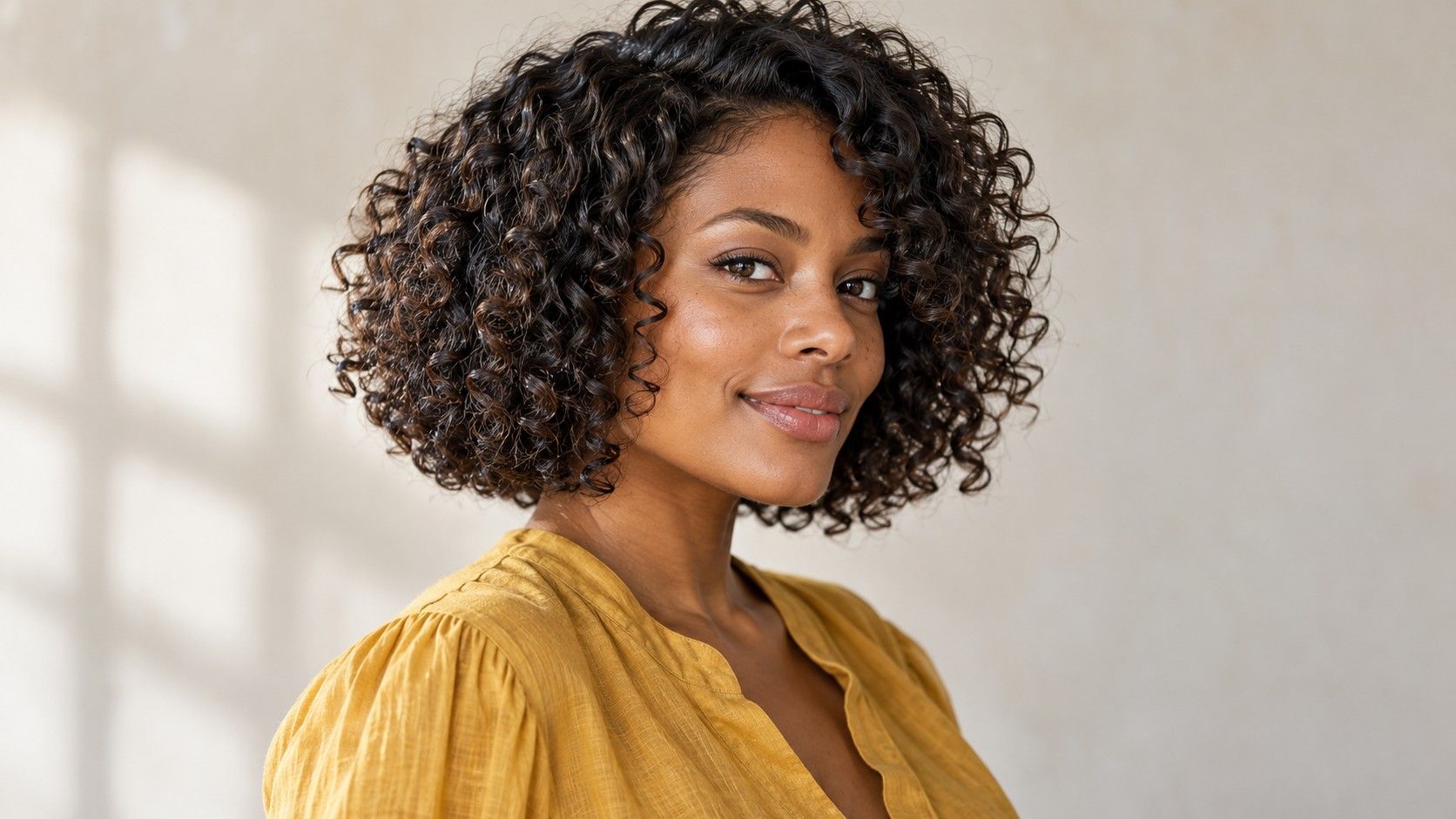 Choosing a Curly Bob With Room for Shrinkage